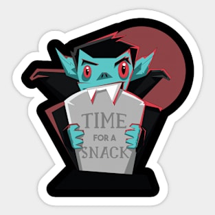 Vampire is hungry Sticker